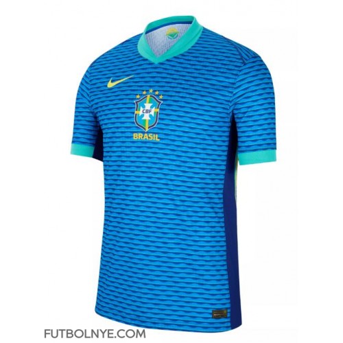 Camiseta Brasil Visitante Equipación para mujer Copa America 2024 manga corta